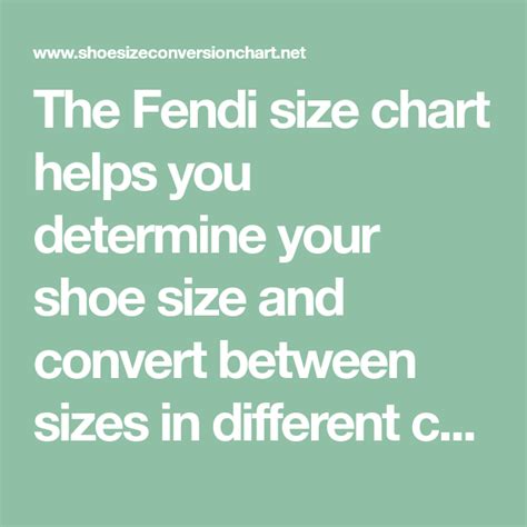 does fendi fit true to size|Fendi size guide uk.